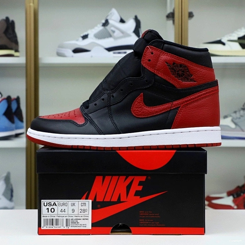RETRO JORDAN 1 AIR 'BRED' HIGH OG 1011
